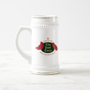 Tiny Paws Tavern Beer Stein - Small Dog Enthusiast