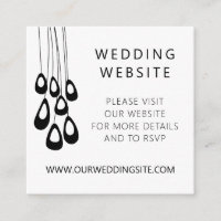Tiny Peacock Stylized Modern Wedding Website