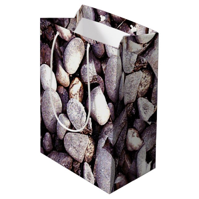 Tiny Pebbles Medium Gift Bag (Back Angled)
