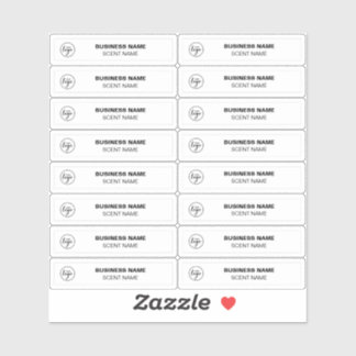 Tiny Perfume Sample Labels 0.5 x 1.8