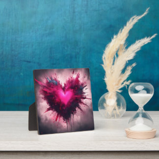 Tiny Pink Heart Plaque