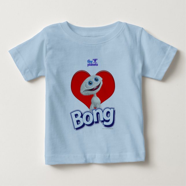 Tiny Planets - I Love Bong Baby T-Shirt (Front)