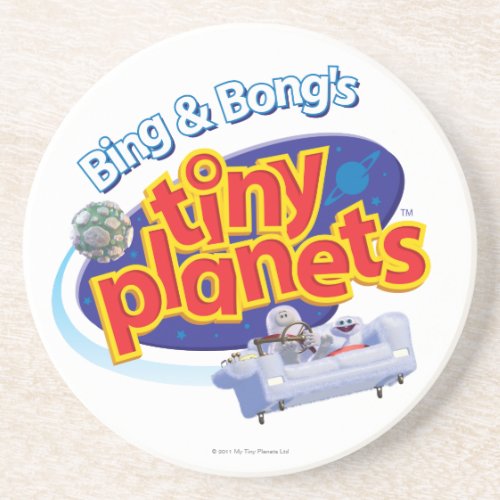 Tiny Planets Logo Coaster