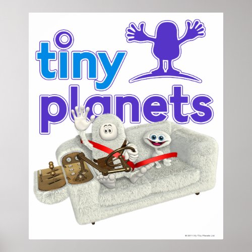 Tiny Planets Sofa Safari Poster