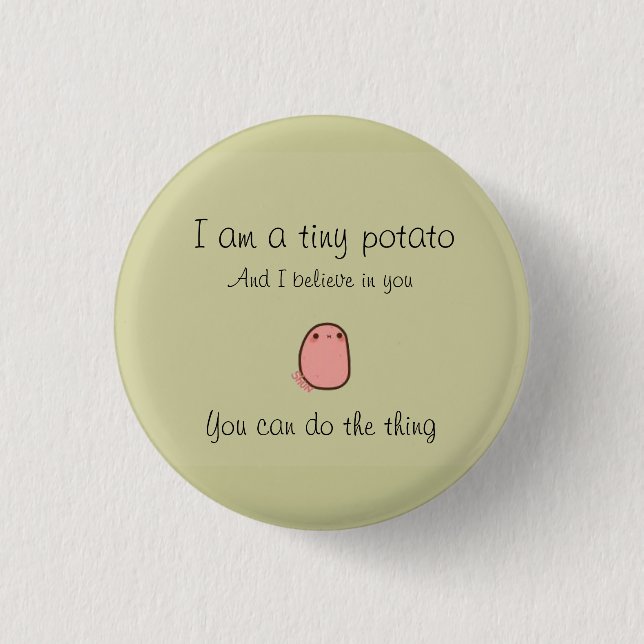 Tiny potato button (Front)