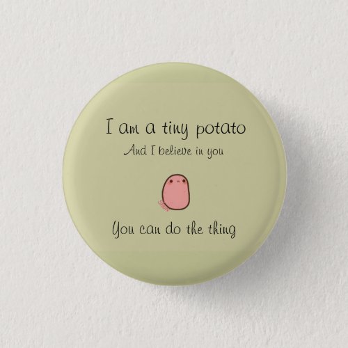 Tiny potato button