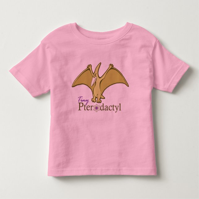 Tiny Pterodactyl Toddler T-shirt (Front)