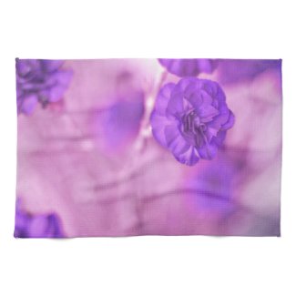Tiny Purple Flowers Hand Towels