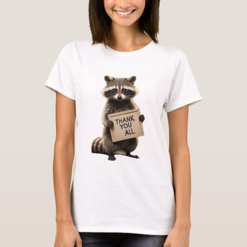 Tiny Raccoon  T_Shirt
