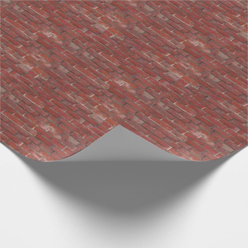 Tiny Red Brick Urban Wrapping Paper