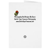 Tiny Red Hearts Design Card (Back)