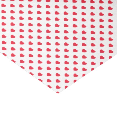 Tiny Red Hearts Valentines Day Gift Tissue Paper