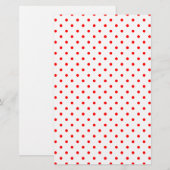 Tiny Red Polka Dots (Front/Back)