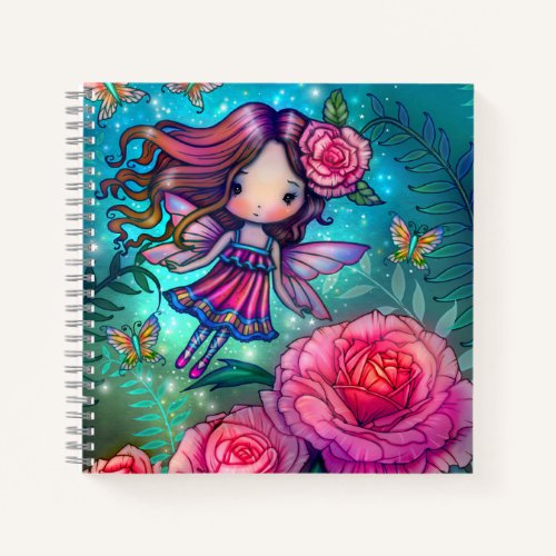 Tiny Rose Fairy Sketchbook Notebook