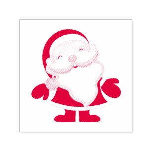 Tiny Santa 1.5" x 1.5" Stamp