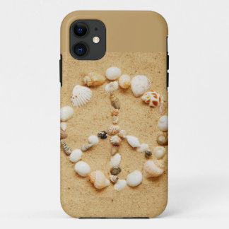 Tiny Seashell Peace Sign iPhone 11 Case