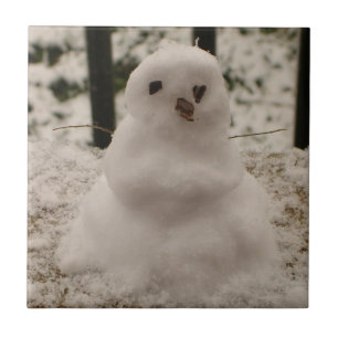 Tiny Snowman Tile
