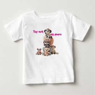 Tiny Soul, Big Dreams" Teddy Bear Toddler T-Shirt