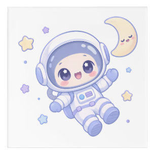 Tiny Space Explorer Acrylic Print