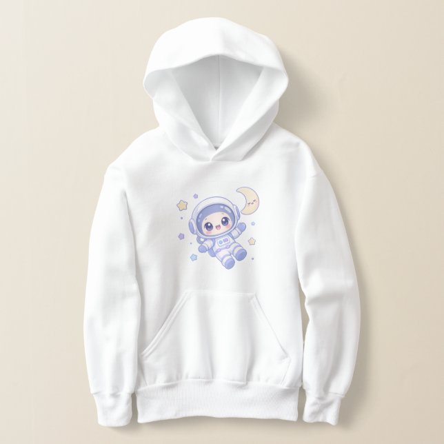 Tiny Space Explorer Hoodie (Laydown)