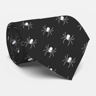 Tiny Spiders Pattern White ID684