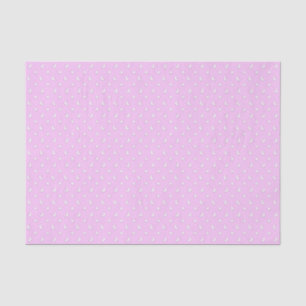 Tiny Stars and Moons on Light Purple Pink Tissue Paper