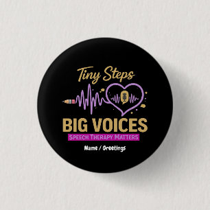 Tiny Steps Big Voices Speech Therapy Matters Button
