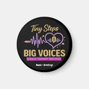 Tiny Steps Big Voices Speech Therapy Matters Magnet