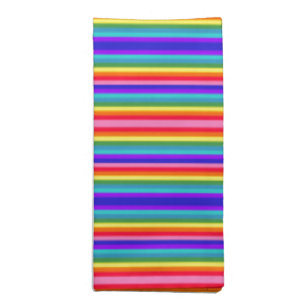 Tiny Stripes of Rainbow Colors Napkin