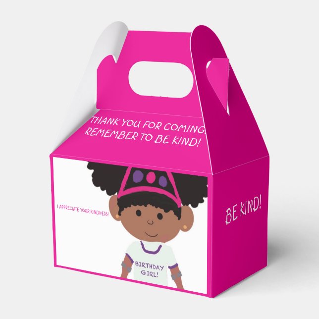 Tiny Tamara Paper Favor Box (Front Side)