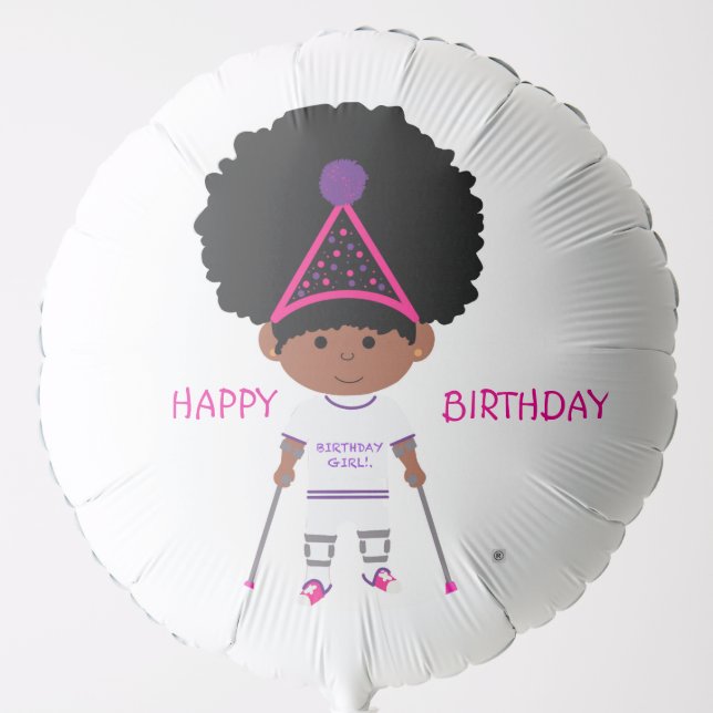 Tiny Tamara TT Balloon Round Custom Balloon White (Front)