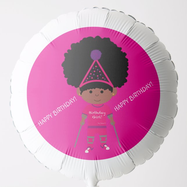 Tiny Tamara TT Custom birthday Balloon (Front)