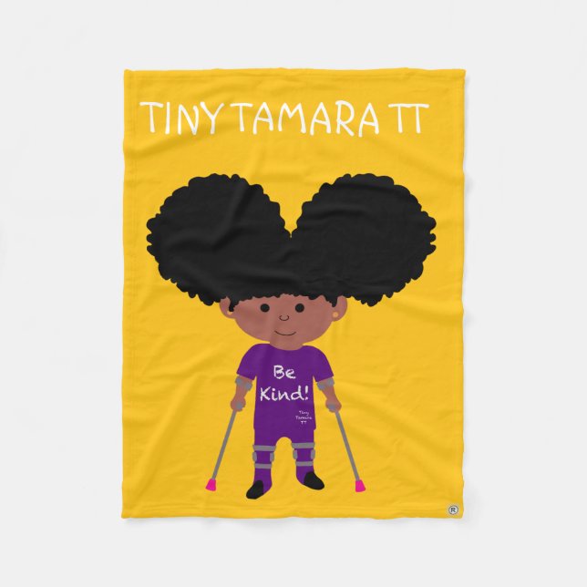 Tiny Tamara TTFleece Blanket, Small 30" x 40" (Front)
