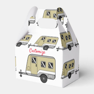 Tiny Tan Caravan Camper Thunder_Cove Favor Boxes