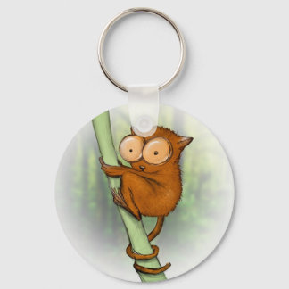 tiny tarsier keychain