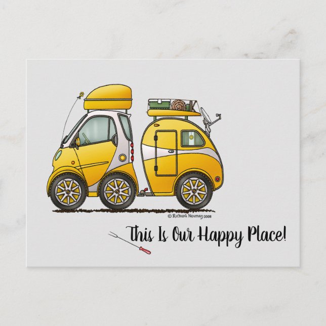 Tiny Tear Drop Postcard (Front)