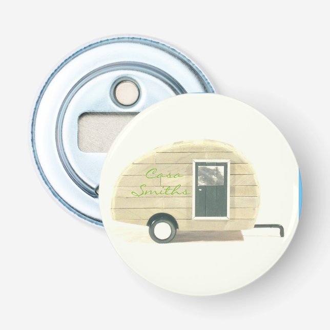 tiny teardrop gypsy caravan Thunder_Cove Bottle Opener (Front)