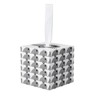 Tiny Teardrop Trailer Thunder_Cove Cube Ornament