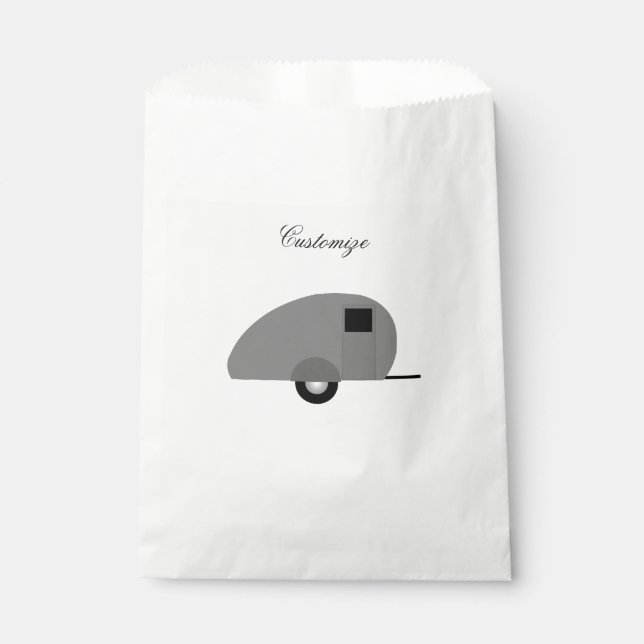 Tiny Teardrop Trailer Thunder_Cove Favor Bag (Front)
