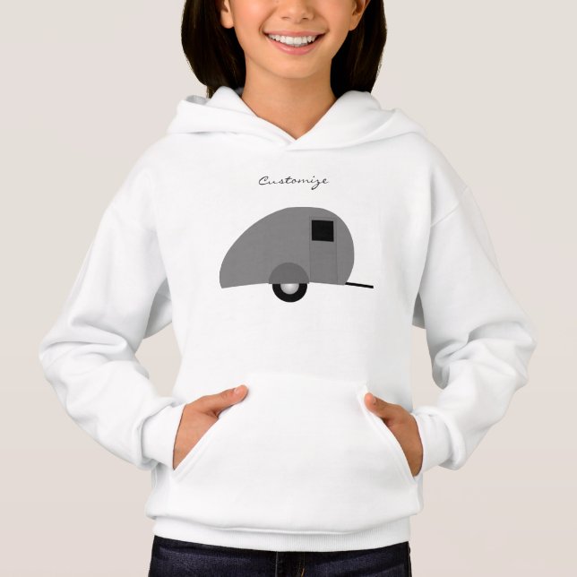 Tiny Teardrop Trailer Thunder_Cove Hoodie (Front)