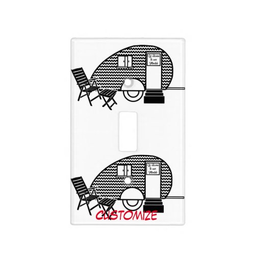 Tiny Teardrop Trailer Thunder_Cove Light Switch Cover