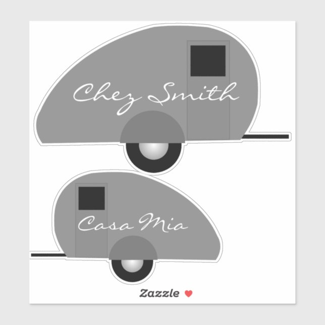 Tiny Teardrop Trailer Thunder_Cove Sticker (Sheet)