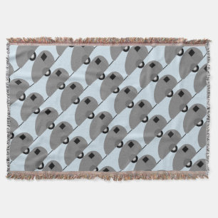Tiny Teardrop Trailer Thunder_Cove Throw Blanket