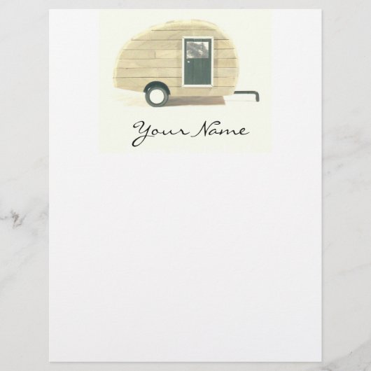 Tiny teardrop travel trailer Thunder_Cove (Front)