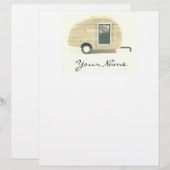 Tiny teardrop travel trailer Thunder_Cove (Front/Back)