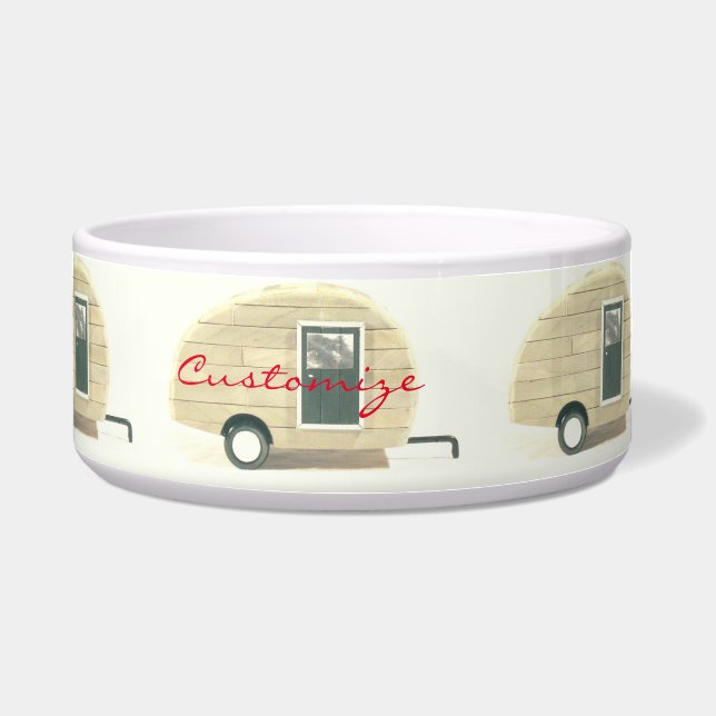 Tiny teardrop travel trailer Thunder_Cove Bowl (Front)