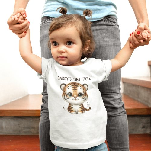 Tiny Tiger Roar Baby T_Shirt
