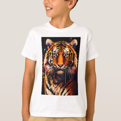 Tiny Tiger Tot Kids Printed T_Shirt T_Shirt