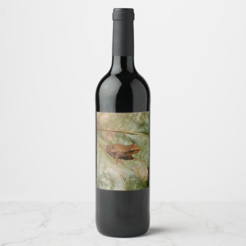 Tiny Toad Wine Label