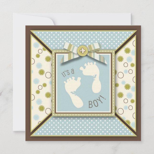 Tiny Toes Square Announcement (Front)